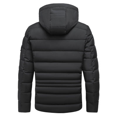 Abrigo de Algodón para Hombre con Forro Polar y Capucha Desmontable - Image 12
