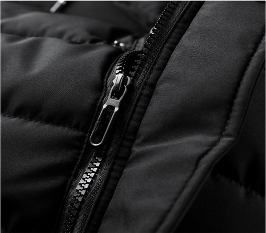 Abrigo de Algodón para Hombre con Forro Polar y Capucha Desmontable - Image 16