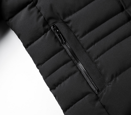 Abrigo de Algodón para Hombre con Forro Polar y Capucha Desmontable - Image 17