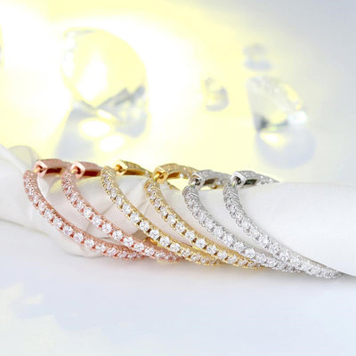Aretes de Plata Esterlina S925 con Diamantes Incrustados - Lujo Accesible - Image 8
