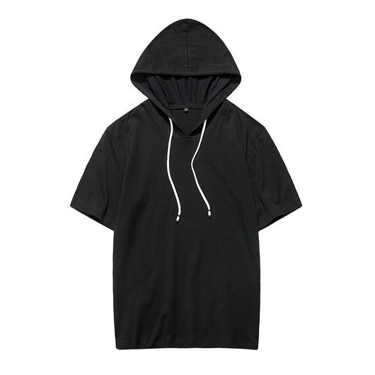 Sudadera Deportiva con Capucha Manga Corta para Hombre - Algodón Premium - Image 8