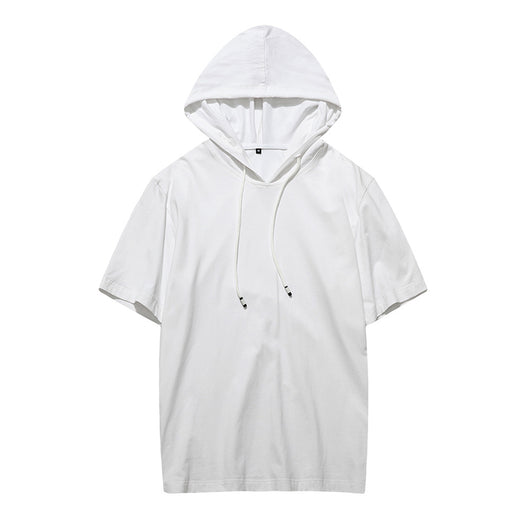Sudadera Deportiva con Capucha Manga Corta para Hombre - Algodón Premium - Image 9