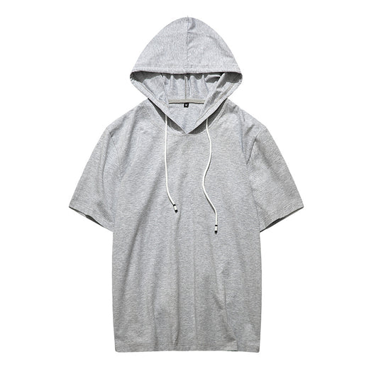 Sudadera Deportiva con Capucha Manga Corta para Hombre - Algodón Premium - Image 11