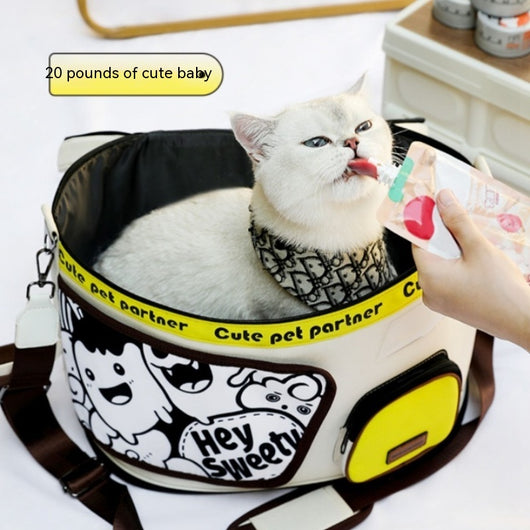 Mochila Transportadora Cápsula Espacial para Gatos - Transpirable y Gran Capacidad - Image 9