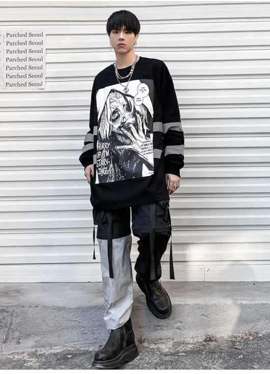 Camiseta Manga Larga Estampado Gothic para Hombre - Image 11