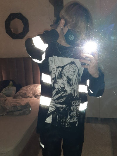 Camiseta Manga Larga Estampado Gothic para Hombre - Image 14