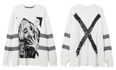 Camiseta Manga Larga Estampado Gothic para Hombre - Image 17