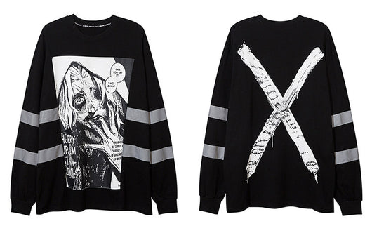 Camiseta Manga Larga Estampado Gothic para Hombre - Image 21
