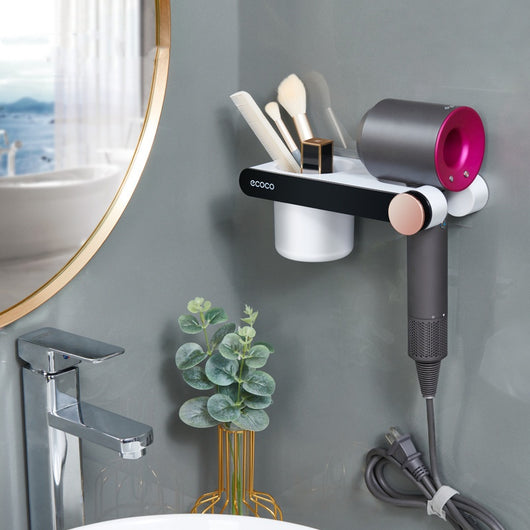 Secador de Cabello para Baño con Soporte sin Perforación - Image 11