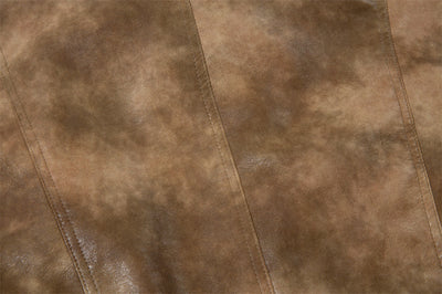 Abrigo de Cuero PU con Contraste de Colores para Hombre - Image 29