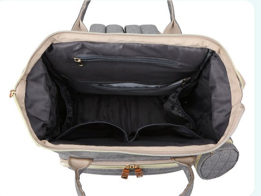 Mochila Mamá 2 en 1 con Cuna Plegable y Gancho para Carrito - Image 19