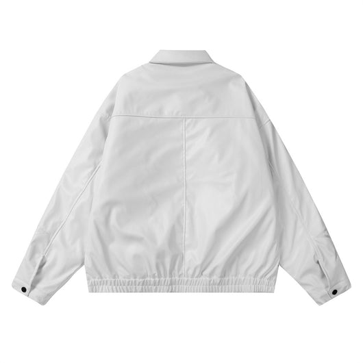 Chaqueta de Cuero Americana para Motociclista - Image 22