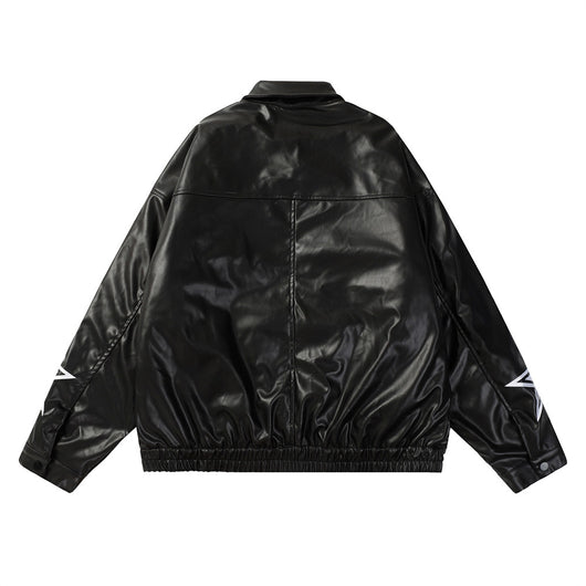 Chaqueta de Cuero Americana para Motociclista - Image 26