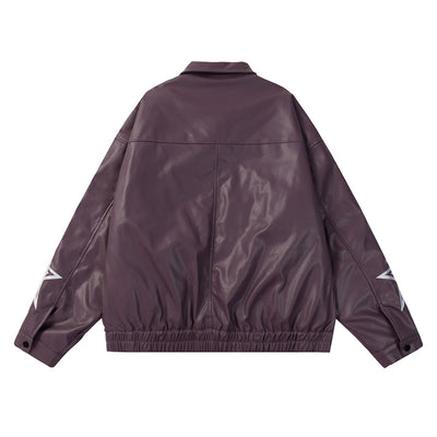 Chaqueta de Cuero Americana para Motociclista - Image 27