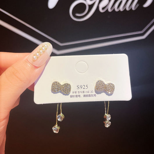 Aretes de Moño con Borlas - Estilo Dulce y Fashionable para Mujeres - Image 19