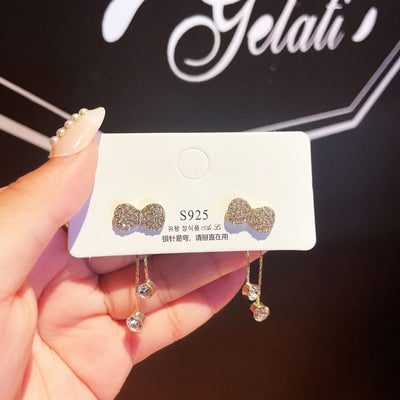 Aretes de Moño con Borlas - Estilo Dulce y Fashionable para Mujeres - Image 20