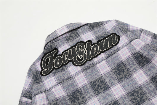 Camisa Chaqueta de Cuadros Vintage para Hombre - Image 27