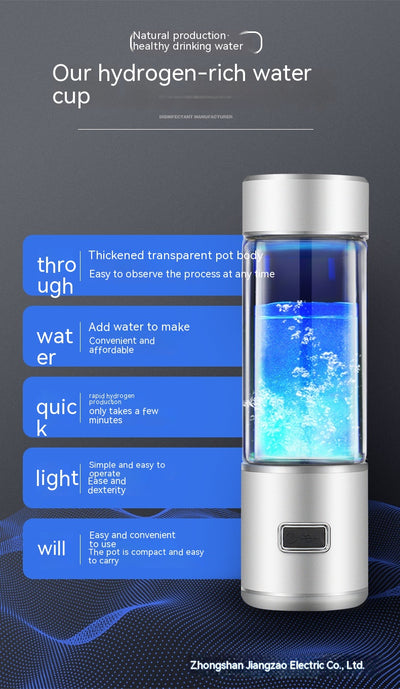 Vaso Generador de Agua Hidrogenada 8000ppb - Image 15