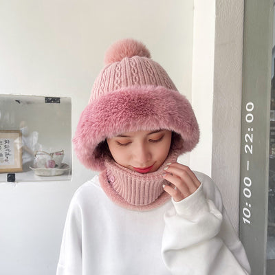 Conjunto Tejido Gorro y Bufanda con Forro Polar - Image 21