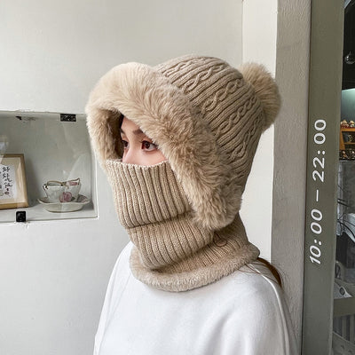 Conjunto Tejido Gorro y Bufanda con Forro Polar - Image 23