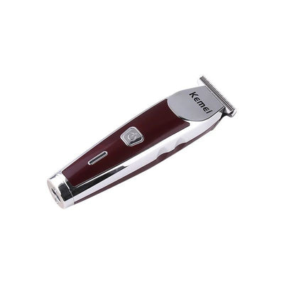 Silver and red barber carving scissors kit with oil, cleaning brush, charger, and 1mm, 2mm, 3mm limit combs. - Image 16