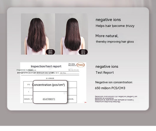 Secador de Cabello Silencioso de Alta Velocidad con Iones para Estudiantes - Image 22