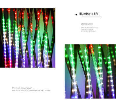 Luces Navideñas Meteor LED Impermeables 50cm - Decoración Exterior Premium - Image 15