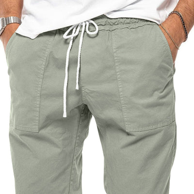 Pantalones Casuales Hombre Primavera Otoño Ajuste Relajado Deportivos - Image 17