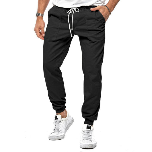 Pantalones Casuales Hombre Primavera Otoño Ajuste Relajado Deportivos - Image 19