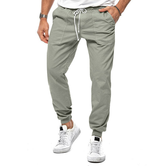 Pantalones Casuales Hombre Primavera Otoño Ajuste Relajado Deportivos - Image 22