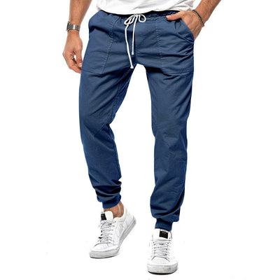 Pantalones Casuales Hombre Primavera Otoño Ajuste Relajado Deportivos - Image 23
