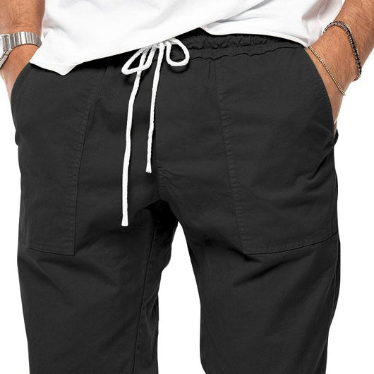Pantalones Casuales Hombre Primavera Otoño Ajuste Relajado Deportivos - Image 25