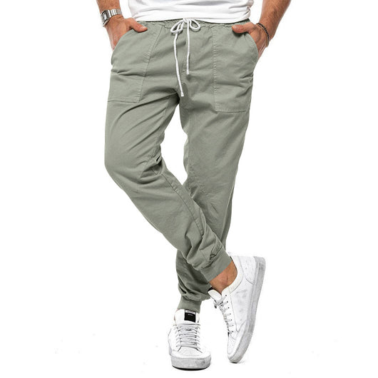 Pantalones Casuales Hombre Primavera Otoño Ajuste Relajado Deportivos - Image 26