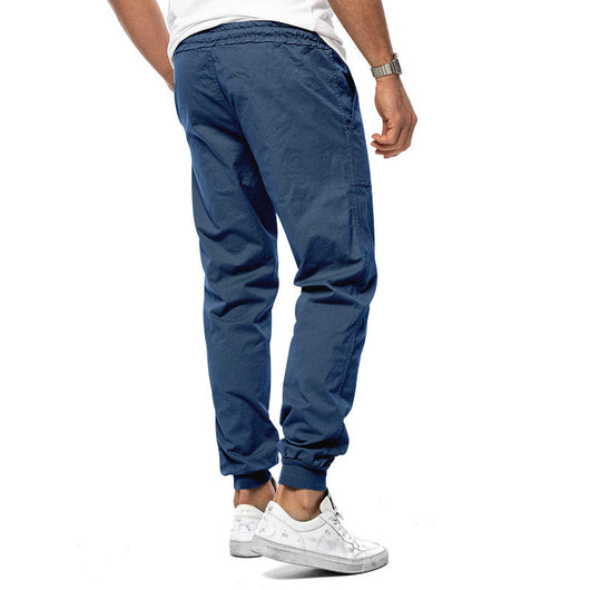 Pantalones Casuales Hombre Primavera Otoño Ajuste Relajado Deportivos - Image 29