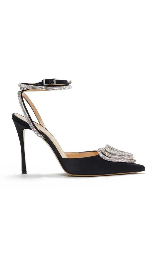 Sandalias Elegantes con Corazones de Cristal Brillante - Diseño Versátil - Image 43