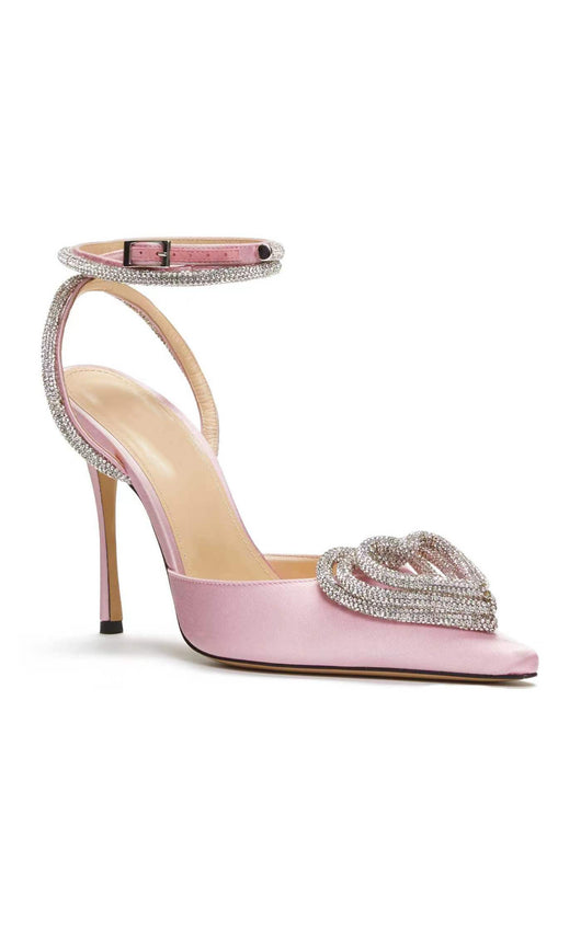 Sandalias Elegantes con Corazones de Cristal Brillante - Diseño Versátil - Image 44