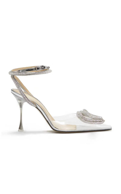Sandalias Elegantes con Corazones de Cristal Brillante - Diseño Versátil - Image 45