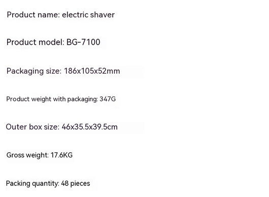 Black and silver men's electric shaver with a three-bit floating head and LED battery display. - Image 19