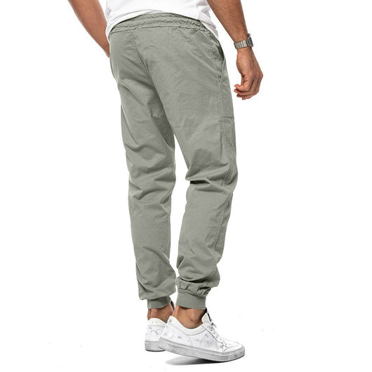 Pantalones Casuales Hombre Primavera Otoño Ajuste Relajado Deportivos - Image 46