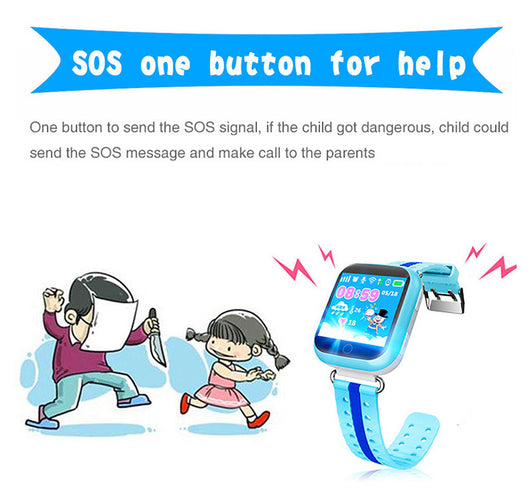 Reloj Inteligente GPS para Niños Q750 con Pantalla Táctil y Llamadas SOS - Image 3