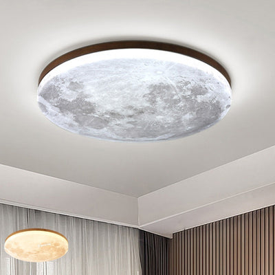 Lámpara LED de Techo Nórdica Moon - Luz Cálida para Dormitorio y Espacios Acogedores - Image 3