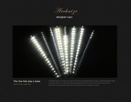 Luces Navideñas Meteor LED Impermeables 50cm - Decoración Exterior Premium - Image 24