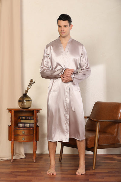 Bata Cardigan Ultradelgada para Hombre Talla Grande - Image 15