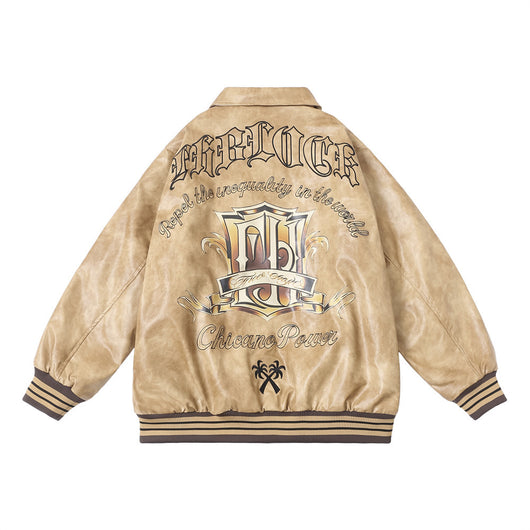 Chaqueta de Motociclista para Hombre con Estampado Floral - Image 16