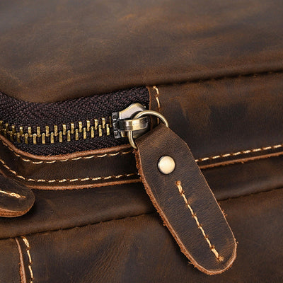 Bolso Bandolera de Cuero Genuino Retro - Estilo Casual Premium - Image 7