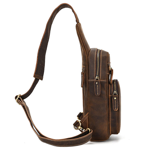 Bolso Bandolera de Cuero Genuino Retro - Estilo Casual Premium - Image 17
