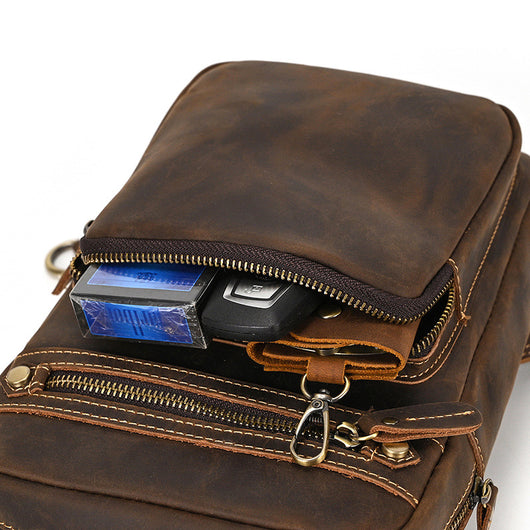 Bolso Bandolera de Cuero Genuino Retro - Estilo Casual Premium - Image 21
