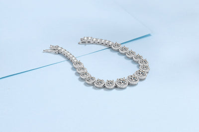 Pulsera de Plata 925 con Moissanita Incrustada - Diseño Brillante Estrellado para Mujer - Image 18
