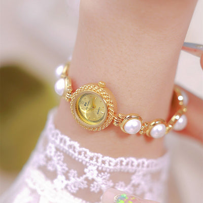 Reloj Pulsera Perlas Elegancia Temperamento para Mujer - Image 21