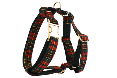 Collar y Correa para Perro a Cuadros Navideño con Fondo Verde - Image 32